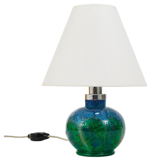 Art Deco German Ikora Table Lamp by Karl Wiedmann for WMF, 1930s