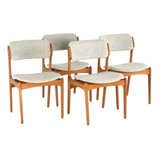 Model 49 Chairs by Erik Buch for O.D. Møbler, 1960s, Set of 4 For Sale