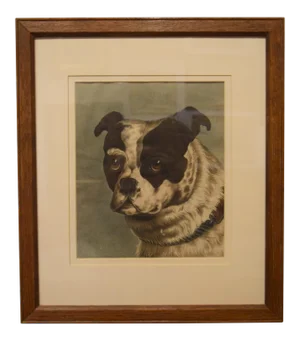 Victorian Hand Colored Mezzotint