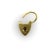 Circa the 1900’s, this tiny 9k gold padlock charm is one of the smallest that we’ve seen. Shaped like a heart, it is a...