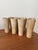 Large Vintage Minimalist Glazed Stoneware Tumblers from Niderviller, 1970s, Set of 8 For Sale - Image 6 of 9