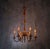 Cream Large Vintage Six-Arm Chandelier by Paavo Tynell, 1930s For Sale - Image 8 of 14