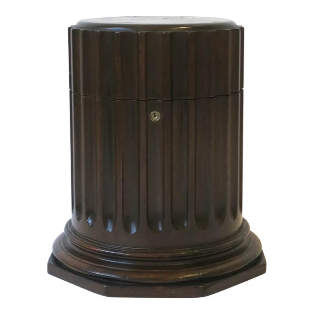 Column Pillar Pedestal Box in the Neoclassical Style, Circa Mid-20th Century For Sale