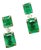 Natural 4.57cts Emerald & 0.08cts Diamond Earring in 14k Gold For Sale