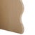 Early 21st Century Lilith Wavy Accent Table in Natural For Sale - Image 5 of 8