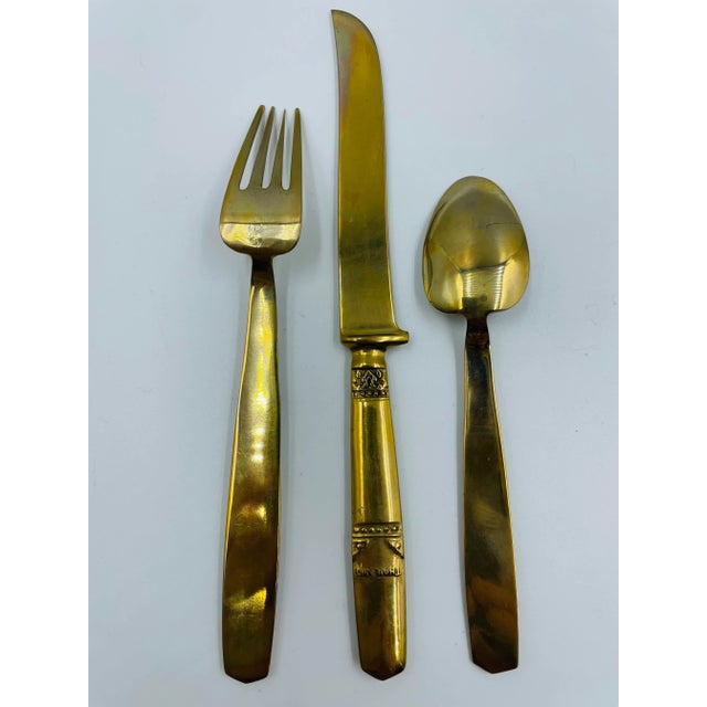 Vintage Mid Century R. Jewelry for First Hotel, Bangkok Flatware Boxed