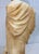 Large Antique Hand Carved Alabaster Stone Lady Woman Sculpture Statue Art Marble For Sale - Image 15 of 16
