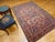 Vintage Malayer Rug, Hand-Knotted Wool, Floral Pattern, 5x7, Ivory & Navy For Sale - Image 11 of 18