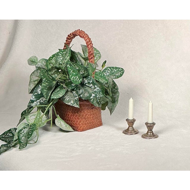 Pair La Pierre Sterling Silver Miniature Candlesticks Salt and Pepper Shakers, a Set For Sale - Image 12 of 12