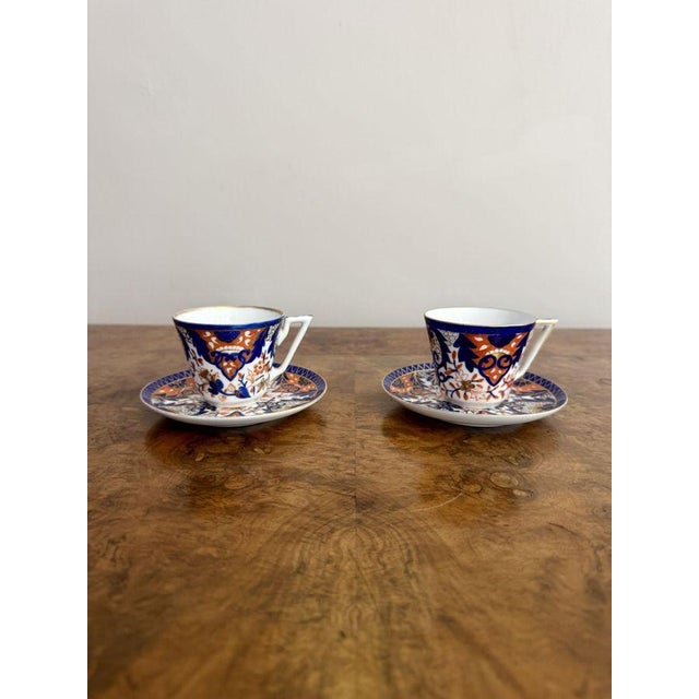Mid 19th Century 19th Century Porcelain Coffee Set, 1860, Set of 6 For Sale - Image 5 of 9