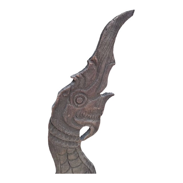 19th Century Thai Naga Temple Finial For Sale
