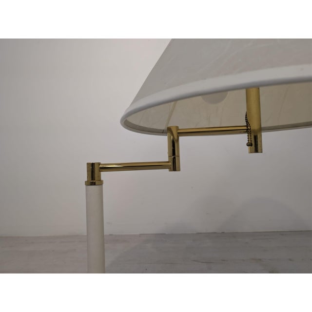 Hollywood Regency Brass Table Lamp For Sale - Image 5 of 18