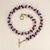Ajd 18 Inch Tear Drop White Pearls and Tear Drop Amethyst Necklace For Sale In Raleigh - Image 6 of 6