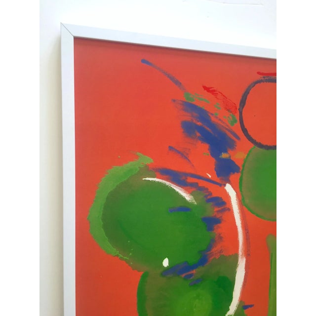 Various Artists Helen Frankenthaler Vintage 1990 Lmtd Edtn Framed Abstract Expressionist Hand Pulled Original Silkscreen Print " Mary Mary " 1987 For Sale - Image 4 of 13