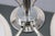 Chrome and Glass Chandelier attributed to Drukov, Former Czechoslovakia, 1950s For Sale - Image 10 of 18