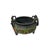 Traditional Vintage Light Green Enamel Metal Round Ding Shape Incense Burner Display Art For Sale - Image 3 of 8