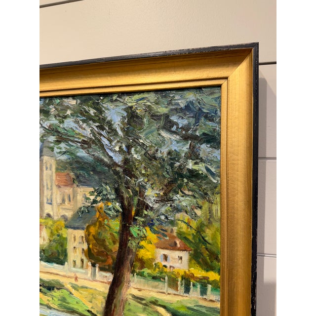 19th Century French Oil on Canvas For Sale - Image 4 of 9