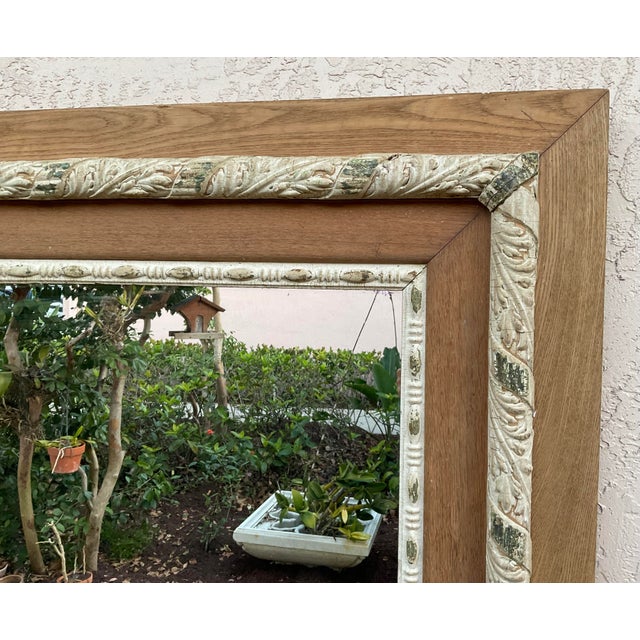 Wood Hand Carved Wood Italian Mirror For Sale - Image 7 of 12