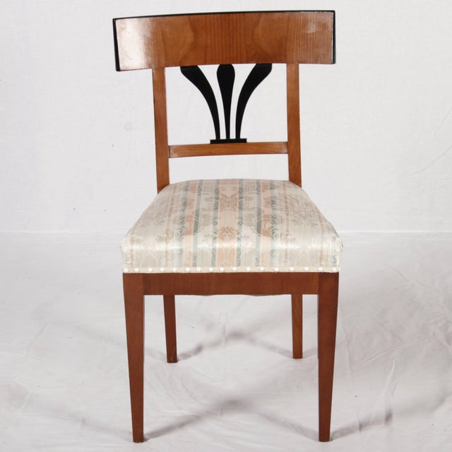 Antique Biedermeier Chairs and Armchairs, 1920s, Set of 8 For Sale - Image 17 of 18