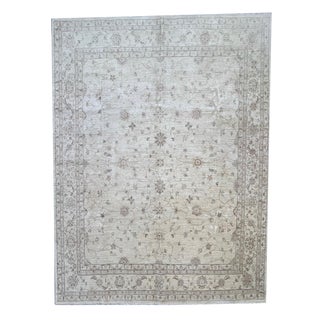 Afghan Wool Ziegler Rug For Sale