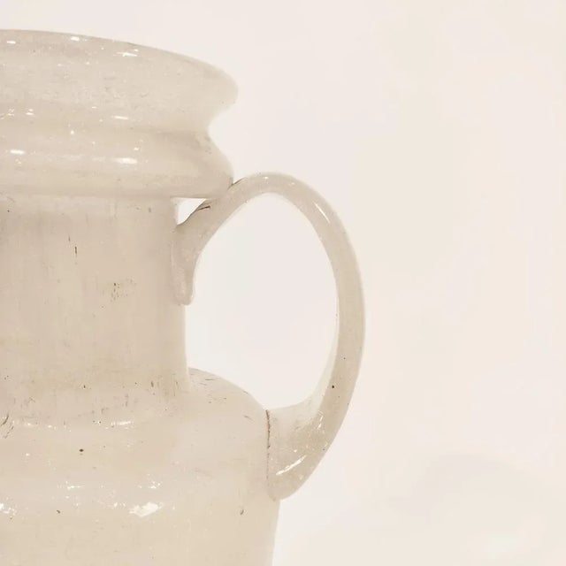 Murano Crystal Vase attributed to Flavio Poli by Vetri d'Art, 1940s For Sale - Image 6 of 9