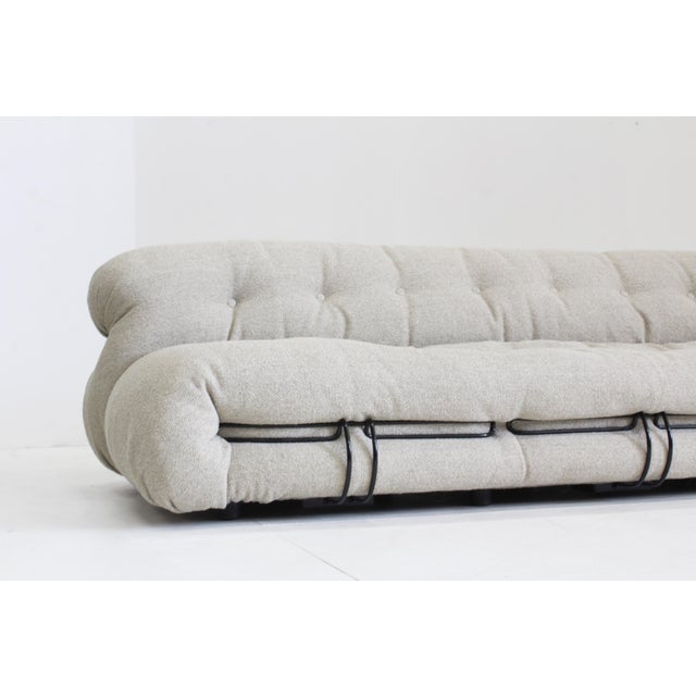 Soriana Three-Seater Sofa by Afra and Tobia Scarpa for Cassina, 1970s For Sale - Image 3 of 13