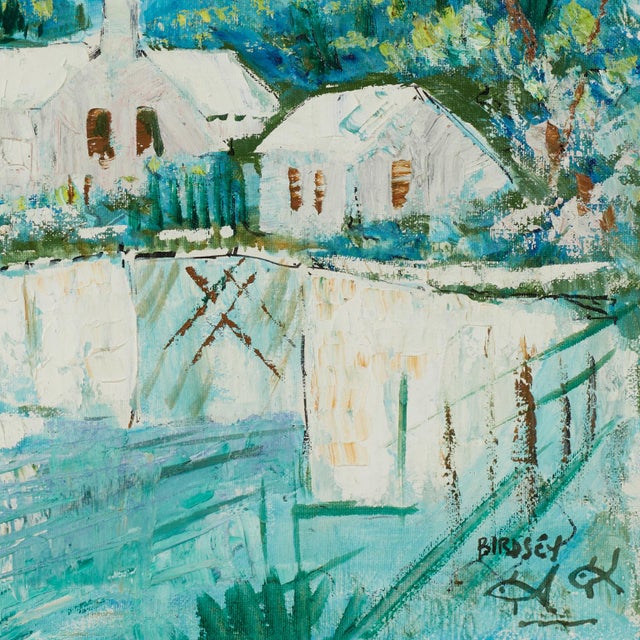 Tropical Painting of Bermuda by Alfred Birdsey For Sale - Image 9 of 13