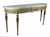 Late 19th century Empire giltwood demi-lune table/console with marble top by Maison Jansen, France By: Maison Jansen...