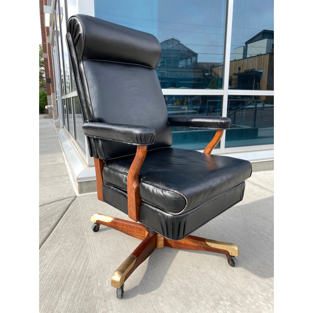 Gunlocke Model “Washington” John F. Kennedy Oval Office Executive Chair Chairish