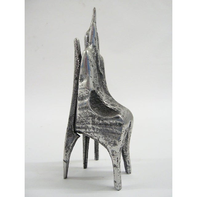 1970s Aluminum Sculpture by Aharon Bezalel For Sale - Image 5 of 9