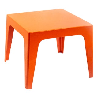 Square Side Table in Fiberglass For Sale