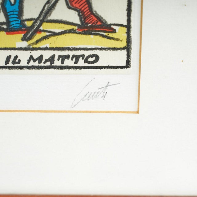 Emanuele Luzzati, Major Arcana Tarot, 1980s, Collage For Sale - Image 4 of 9