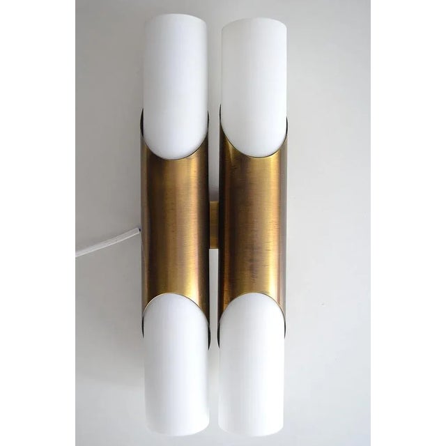 Brass Bronze Wall Lights by Klaus Link for Company Neuhaus, 1970s, Set of 2 For Sale - Image 6 of 8
