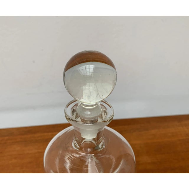 Large Vintage Danish Glass Kluk Kluk Bottle from Holmegaard, 1970s For Sale - Image 9 of 11