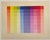 1960s color chart painting, signed by the art school student DG Stewart lower right. Combined shipping available, please...