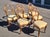 Art Nouveau Set 6 Carved Walnut French Baloon Back Chairs For Sale - Image 3 of 12