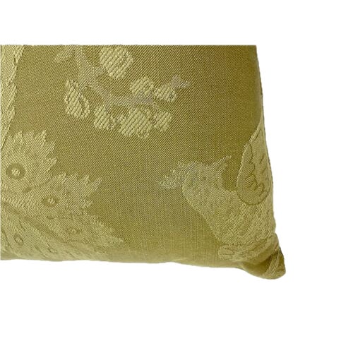 Vintage Custom Verdure Tapestry Lumbar Pillow For Sale In Atlanta - Image 6 of 6