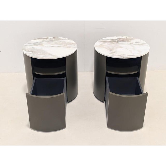 Onda Nightstands from Poliform, Set of 2 For Sale - Image 9 of 13