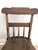 Antique Half Spindle Plank Seat Chair 19th Century For Sale In Raleigh - Image 6 of 10