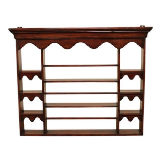 Theodore Alexander English Style Hanging Plate Rack For Sale