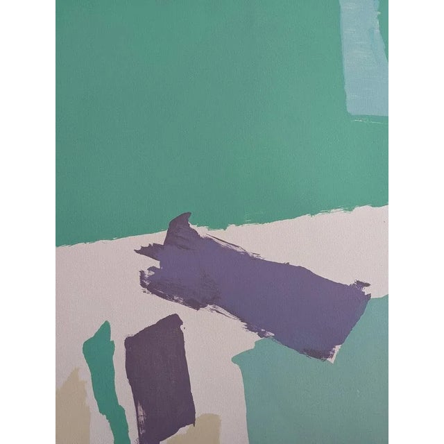Pierre Pallut, Abstract Composition, Hand-Signed Lithograph, 1972 For Sale - Image 8 of 10