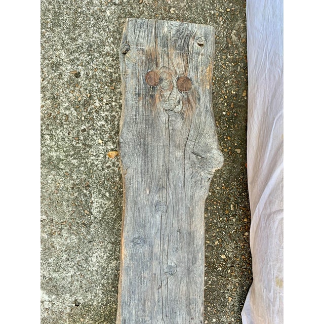 19th Century French Pine Live Edge Bench For Sale - Image 4 of 12