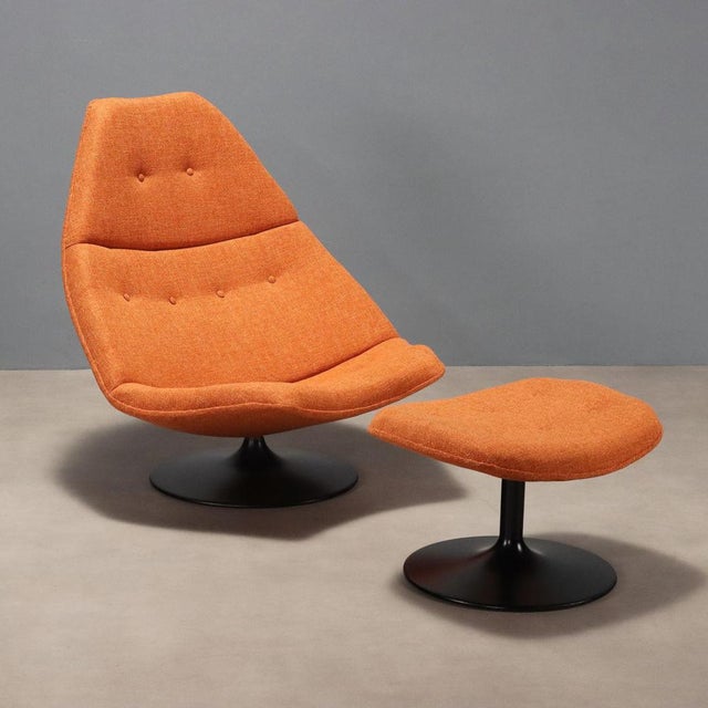 Set of F588 Chair with Ottoman by Geoffrey Harcourt for Artifort For Sale - Image 15 of 15