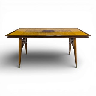 Vintage Polyester Varnish Table, 1960s For Sale
