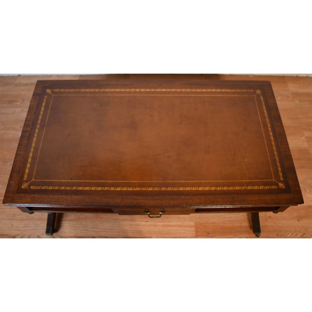 We are pleased to offer this Beautiful Regency style coffee table, by Columbia furniture from the 1930s. This Table is...