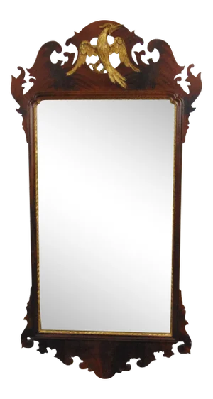LaBarge Winterthur Collection Chippendale Mahogany Mirror