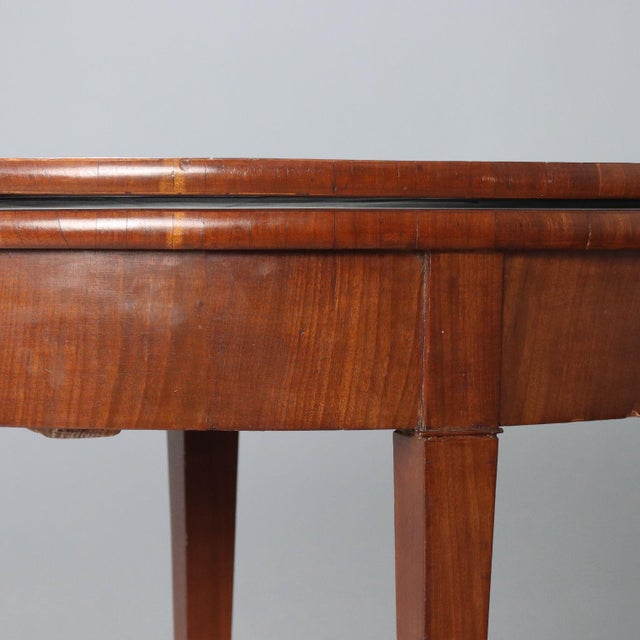 Half-Moon Console Table in Mahogany For Sale - Image 5 of 12