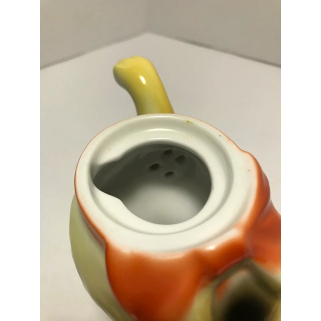 Mid-Century Hand-Painted Ceramic Chinese Lucky Cat Tea Pot For Sale In Los Angeles - Image 6 of 10
