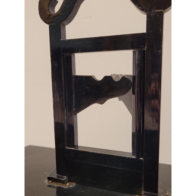 Dresser with Mirror in Lacquered Black, Japan, 1880s For Sale - Image 13 of 16