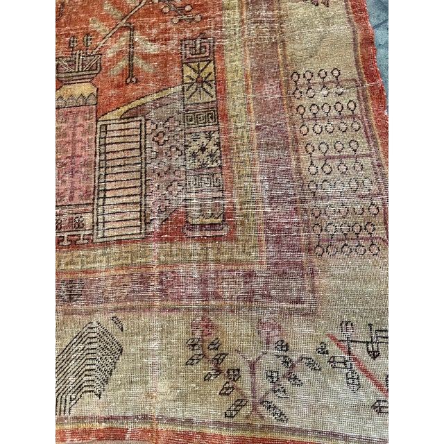 Textile Mid 19th Century Antique Samarkand Rug For Sale - Image 7 of 9